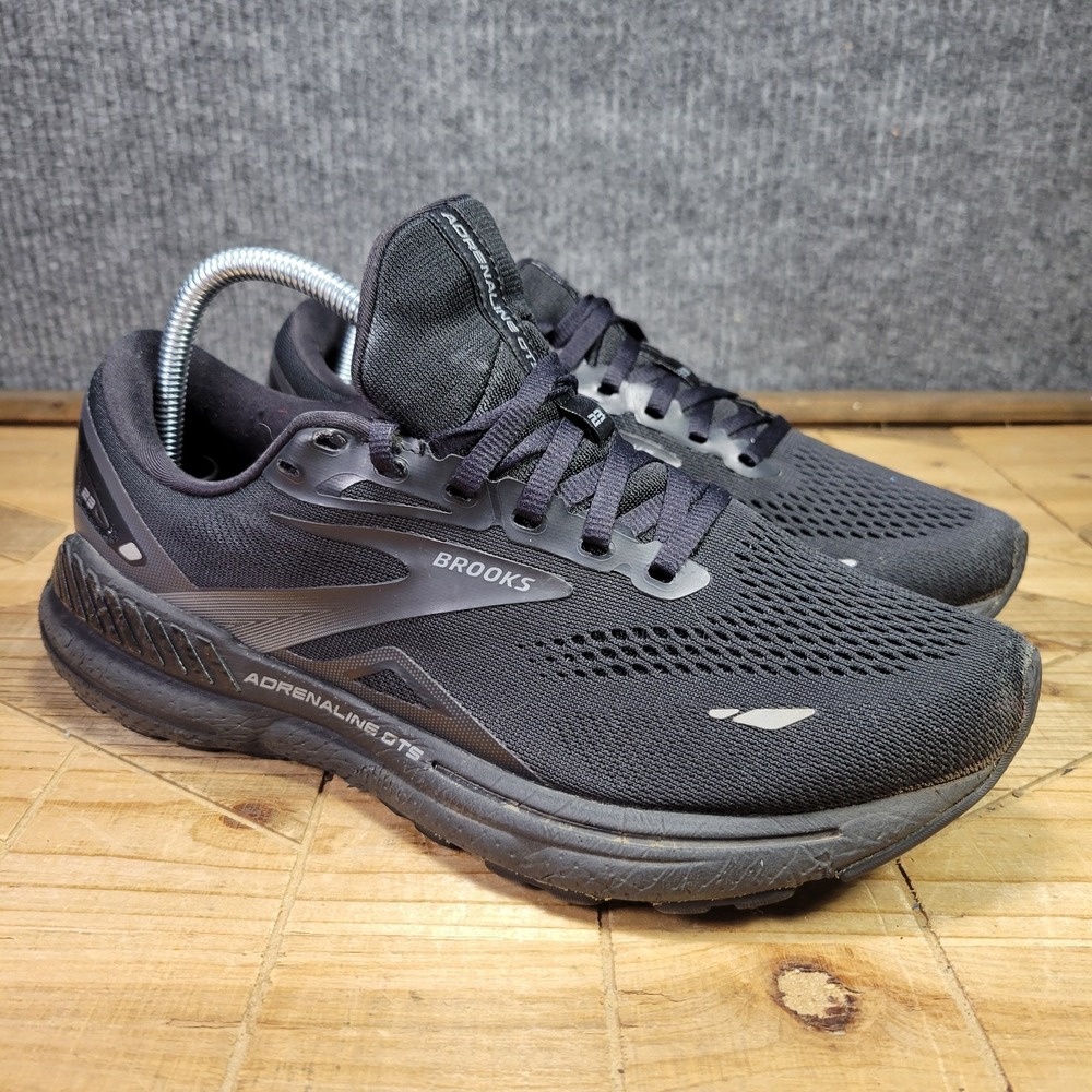 Brooks Adrenaline GTS 23 Womens Size 10 Black‎ Athletic Running Shoes Sneakers